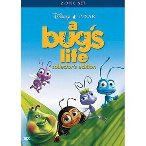 DVD Disney Pixar A Bugs Life Collector's Edition 2 Disc Set Flik Atta Family